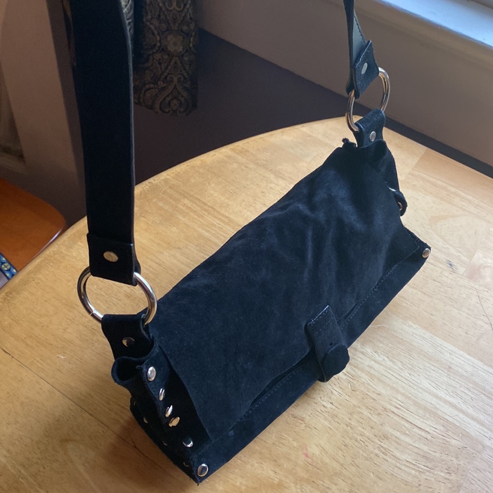 Hot Topic leather mini bag 10x5x3”